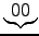 $ \underbrace{00}$